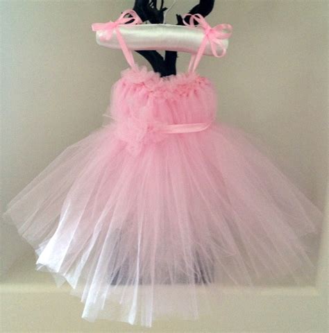 Baby Pink Tulle Tutu Dress Belt And Headband