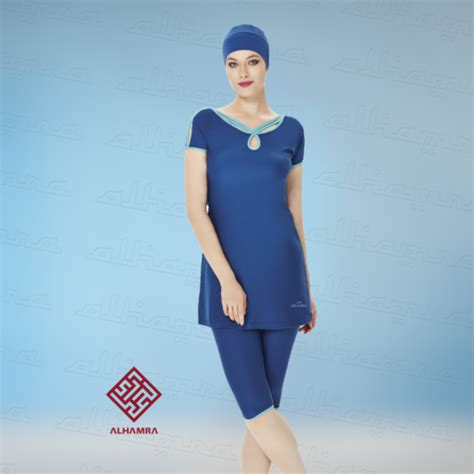 Alhamra Al3044 Capri Modest Burkini Swimwear Swimsuit Sportswear