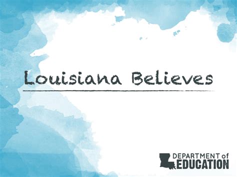 Powerpoint Louisiana Department Of Education