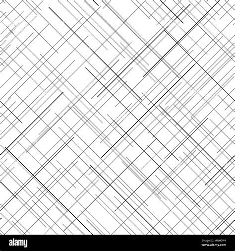 Black And White Abstract Backdrop Plaid Fabric Texture Random Lines