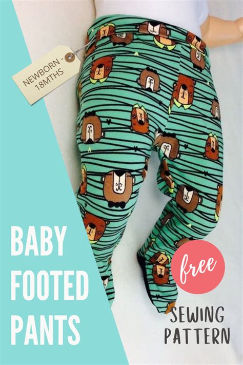 Baby Footed Pants Free Sewing Pattern Newborn To 18 Months Sew