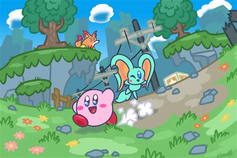 Kirby Into The Forgotten Land By Eeveefromkalos123 On Deviantart