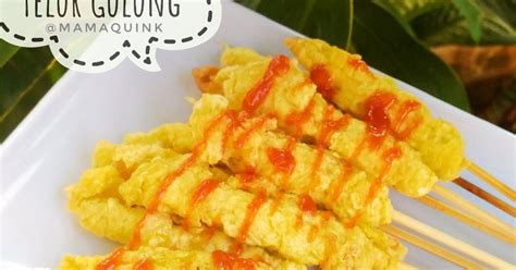 Resep Telur Gulung Aka Sate Telur Oleh Mamaquink Cookpad