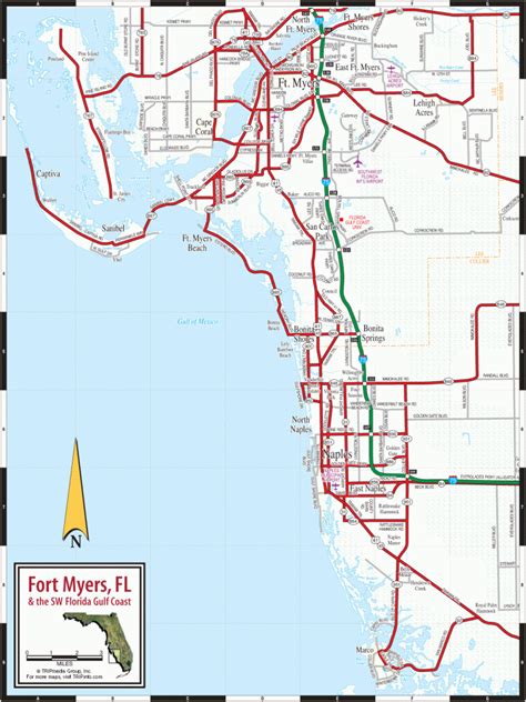 Printable Map Of Ft Myers Fl Printable Maps