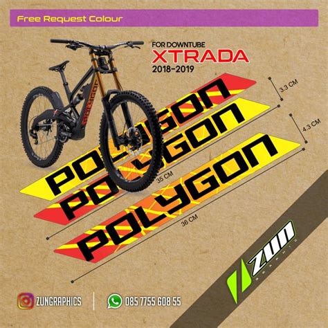 • agan bisa pilih sendiri desain sticker yg ada pada koleksi ane (cek spoiler) atau desain sendiri (custom). Jual downtube dan samping POLYGON siskiu xtrada motif ...