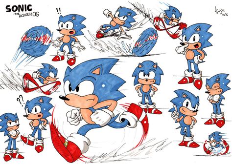 Classic Sonic Doodles By Clemi1806 On Deviantart