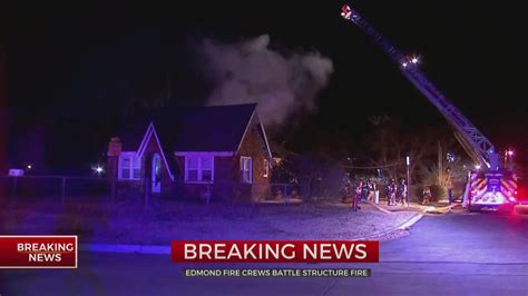 Fire Crews Battle House Fire In Edmond