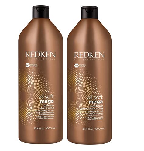 Redken All Soft Mega Shampoo And Conditioner Liter Duo
