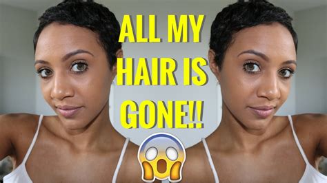 Natural Hair Journey I Big Chopped My Hair No More Heat Youtube