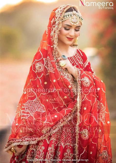 Buy Beautiful Bridal Open Maxi In Red Color Online Nameera By Farooq