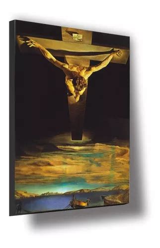 Cuadro Bastidor Salvador Dalí Cristo San Juan La Cruz 90x50 Envío Gratis
