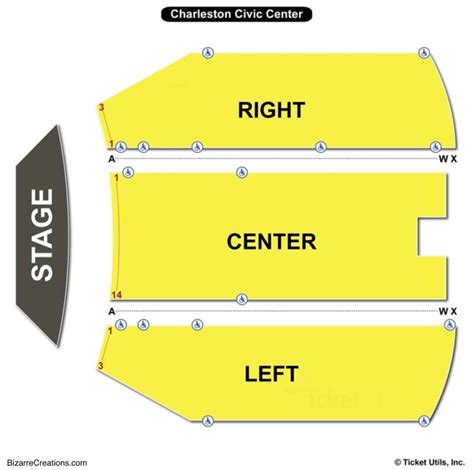Charleston Civic Center Seating Chart Seating Charts And Tickets