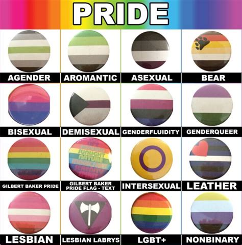 Pride Buttons Pins Pinbacks Badges Flags Pronouns Lgbtq Ebay