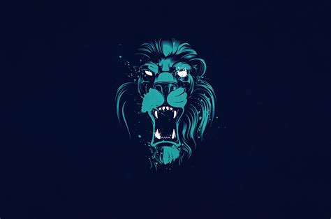 2560x1700 Lion Opening Mouth Illustration 4k Chromebook Pixel Hd 4k Wallpapers Images