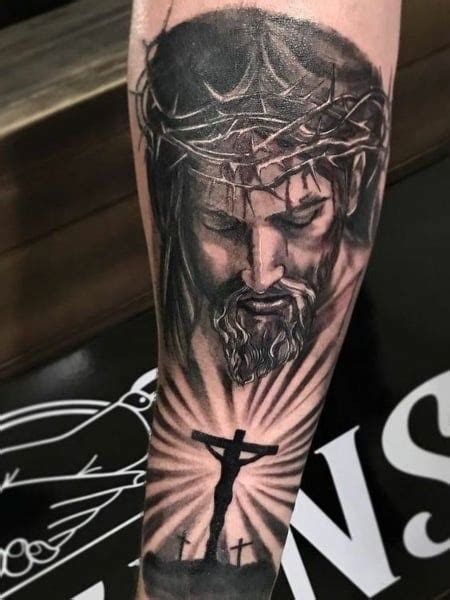 Share More Than 78 Jesus On Cross Tattoo Forearm Best Ineteachers
