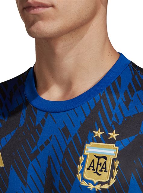 Ripley Camiseta De Futbol Adidas Calentamiento Argentina Replica Hg Hombre