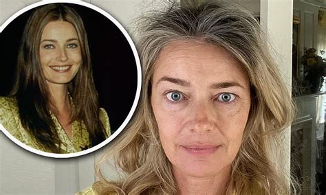 Paulina Porizkova Shares Selfie And Admits She S Insecure Daily Mail Online