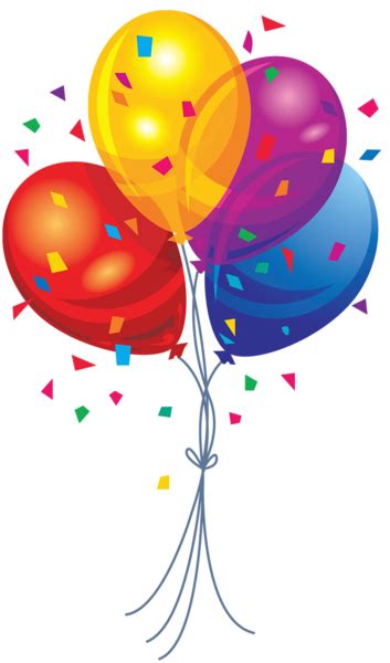 All clipart images are guaranteed to be free. Transparent Multi Color Balloons Clipart | Imagenes de ...