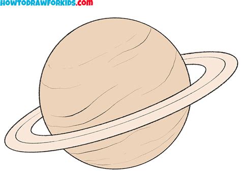 How To Draw Saturn Easy Drawing Tutorial For Kids