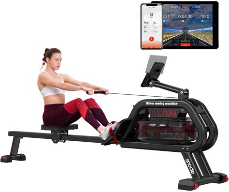 Snode Water Rowing Machine With App Rowing Machine Indoor Exercise