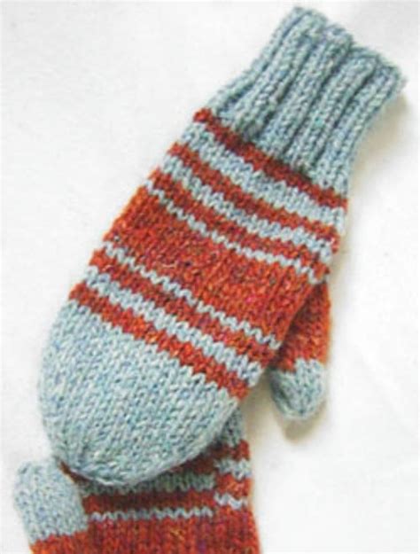 Knitting Pattern For Childrens Mittens On Two Needles Children S