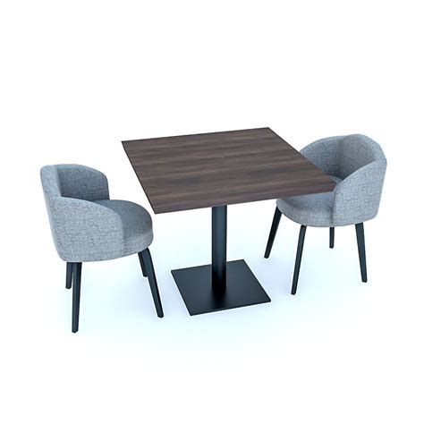 Cafe Table And Chairs 3d Model By Nvere