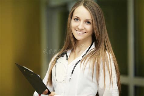 Medicine Closeup Portrait Of A Smiling Confident Female Doctor