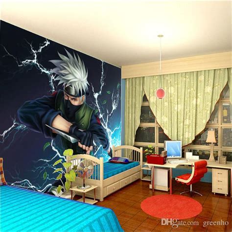 Japanese Anime Naruto Wall Mural Kakashi Photo Wallpaper Art Mural