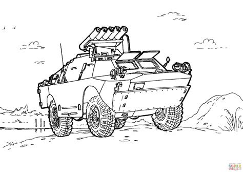 Armored Swat Truck Drawing Sketch Coloring Page