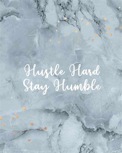 Hustle Hard Stay Humble Women Entrepreneur Notebook With Gray Marble