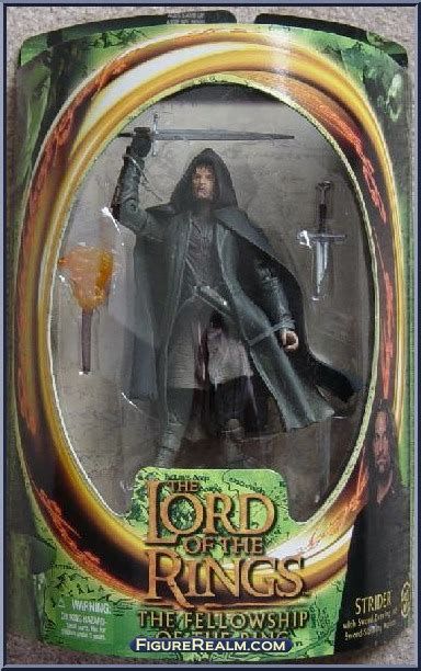 Strider Sword Slashing Lord Of The Rings Fellowship Of The Ring
