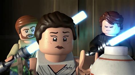 Rey Visits Episode 12 And 3 From The Lego Star Wars Holiday Special