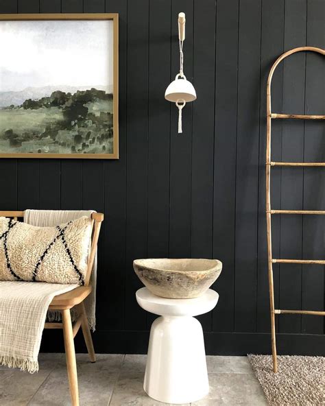 Décor For Black Vertical Shiplap Wall Soul And Lane