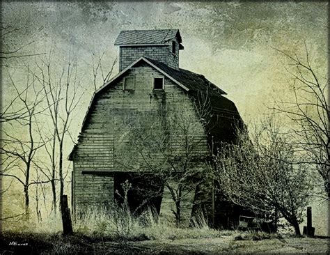 Wallpaper Abandoned Barn Dark Illinois Midwest Eerie Structure