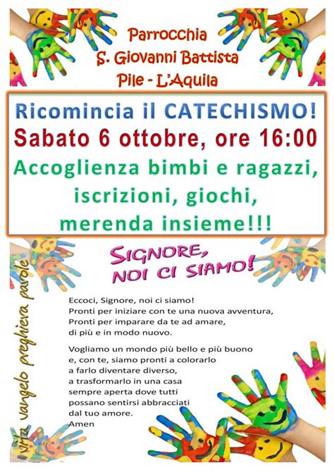 Festa Di Inizio Anno Catechistico 20182019 Parrocchia San Giovanni