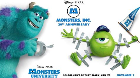 Monsters Inc 20th Anniversary Wallpaper Mu By Jayzx100 Frozen On