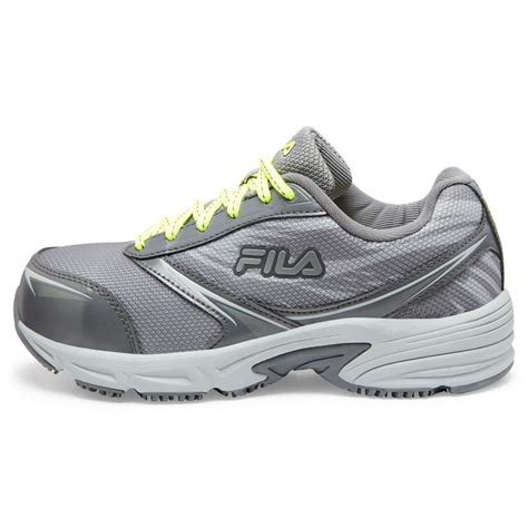 Fila Womens Memory Meiera 2 Slip Resistant Athletic Shoes Composite