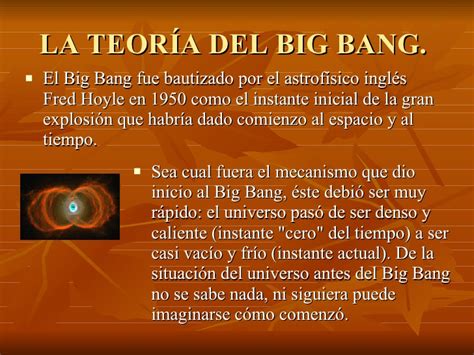 Formación Del Universo El Big Bang Escuelapedia Recursos
