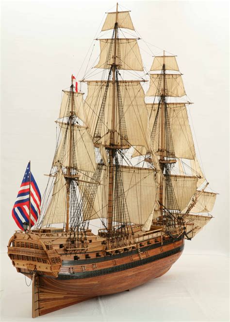 Ship Model Uss Bonhomme Richard Of 1779 Saved By Stephen Lok ~start