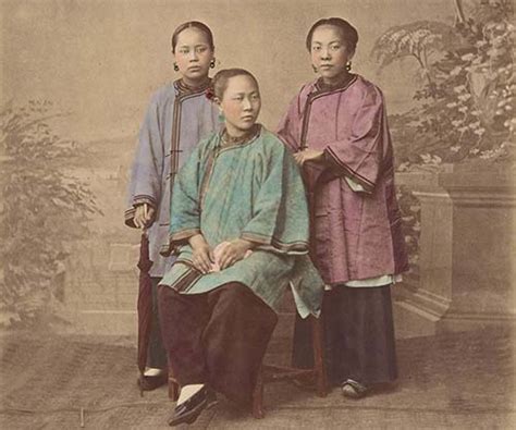Hand Colored Portraits Of The People Of China During Qing Dynasty 1870