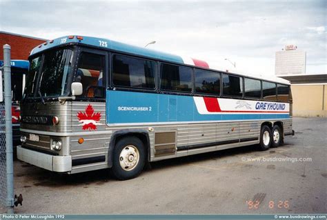 Greyhound 725 Scenicruiser 2 Canada Greyhound Bus Greyhound Bus Coach