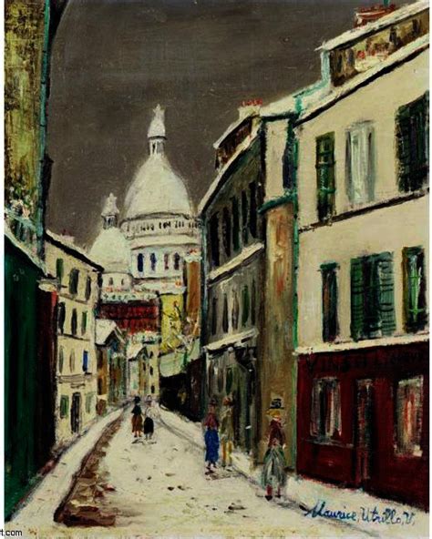 Montmartre E Il Sacro Cuore Di Maurice Utrillo 1883 1955 France