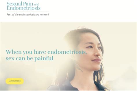 Sex Pain And Endometriosis Endometriosis And Pelvic Pain Laboratory