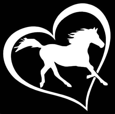 Car And Truck Decals Emblems And License Frames Horse Head Beautiful