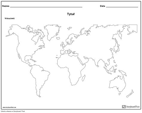 Mapa Świata Storyboard Par Pl Examples