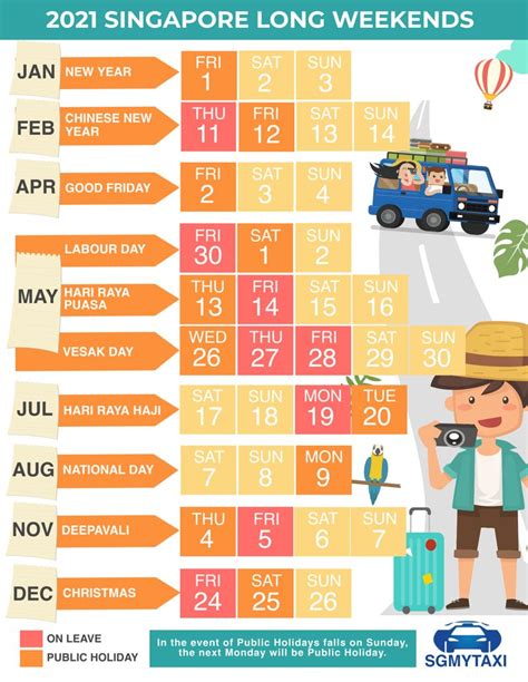 Public And School Holidays Singapore 2020 And 2021 20 Long Weekends