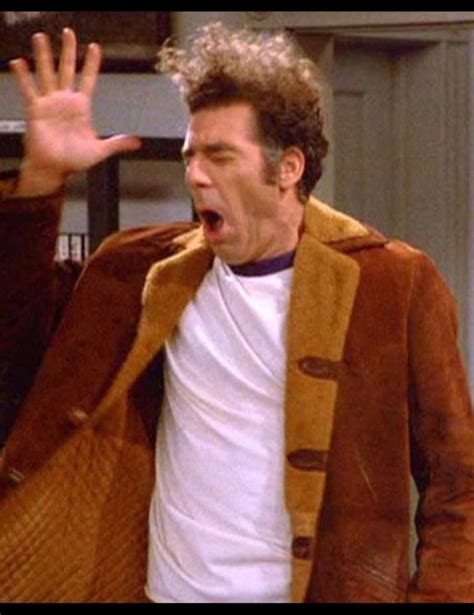 Cosmo Kramer Seinfeld S09 Jacket With Shearling Collar