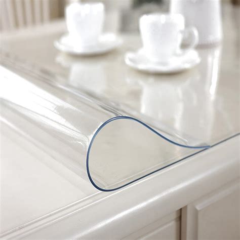 Waterproof Clear Plastic Pvc Tablecloth Transparent Protector Dining