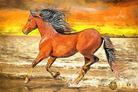 Fascinating Paintings Of Beautiful Horses Leosystemart