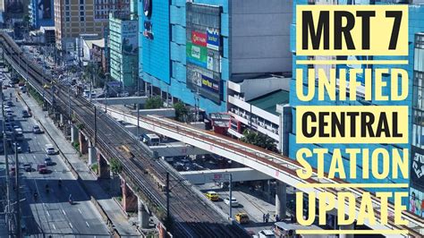 Mrt 7 Unified Central Station Construction Update Youtube
